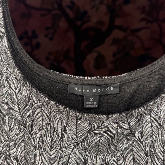 Silver Shimmer Bodycon Dress - Picture 3 of 3